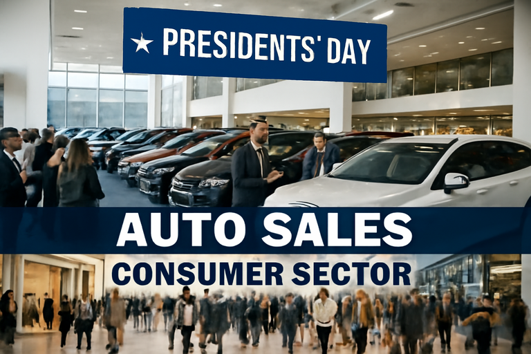 【美股動態】總統日汽車銷售激增影響消費類股