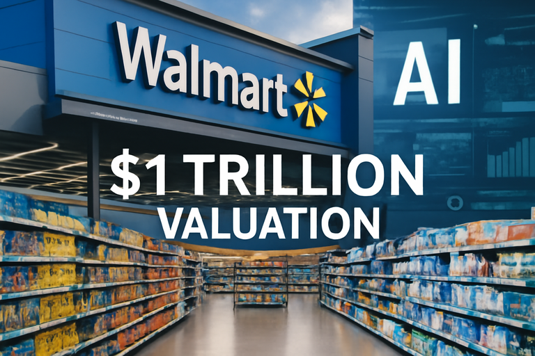 【美股動態】沃爾瑪市值突破1兆美元，AI布局助其領跑零售業