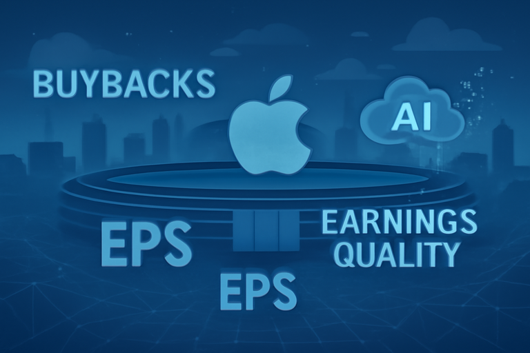 【美股動態】蘋果回購撐起EPS,基本面成長受考驗