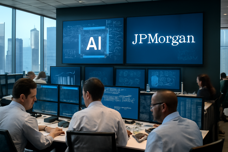 【美股動態】摩根大通AI自研降本提效，龍頭優勢擴大