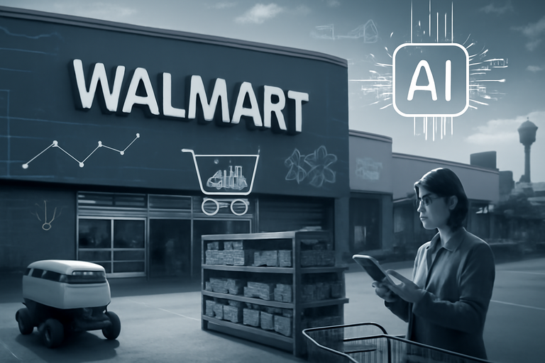【美股動態】沃爾瑪保守財測惹憂，AI電商與回購撐股價