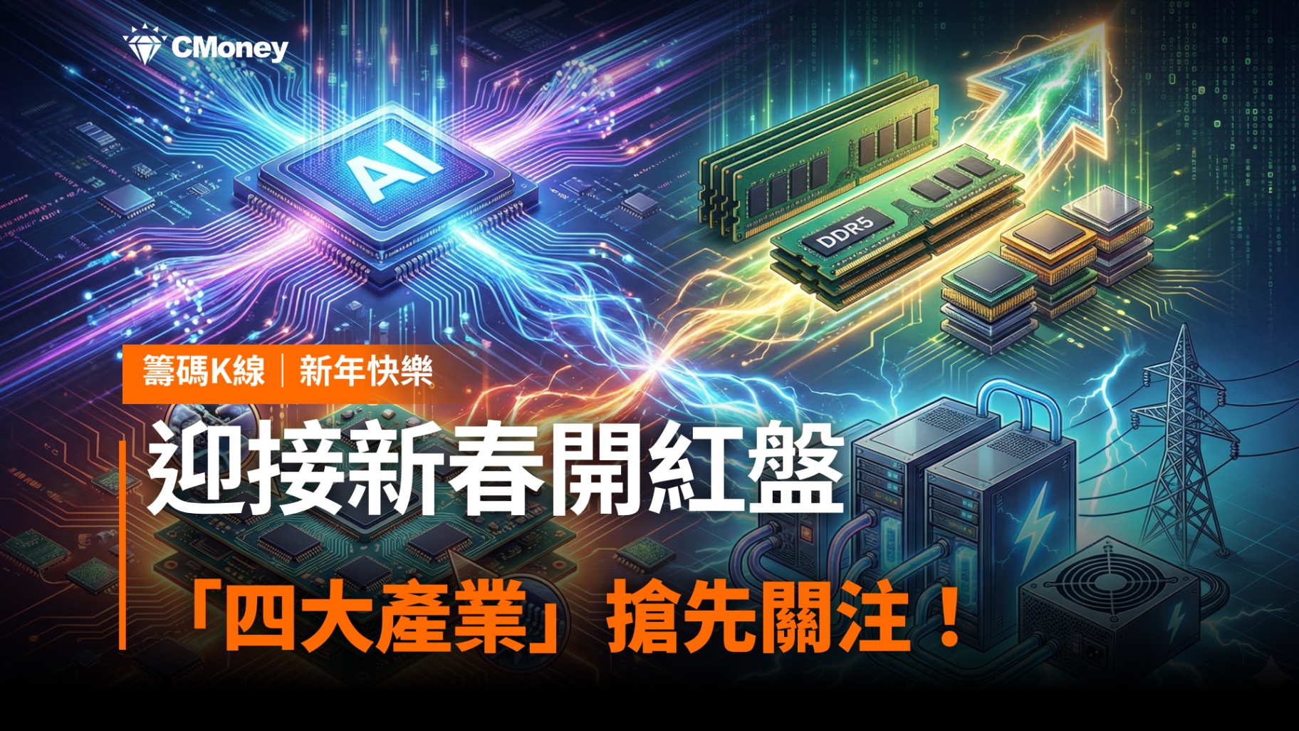 【投資必看】迎接新春開紅盤，「四大產業」搶先關注！