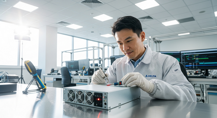 【即時新聞】台達電股價創1380元新高，受惠AI動能延伸電源板塊！