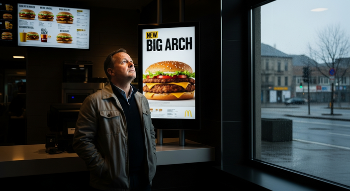 【即時新聞】麥當勞推Big Arch巨無霸漢堡搶攻蛋白質熱潮,力圖打破高價產品魔咒
