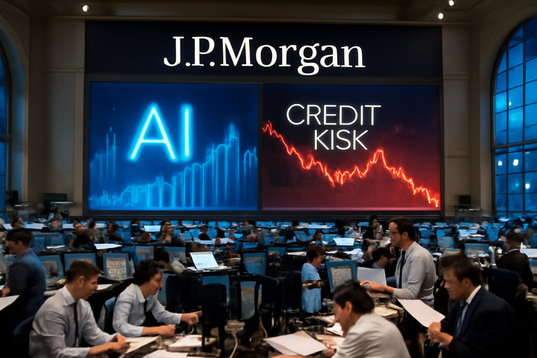 【美股動態】摩根大通警示繁榮陷阱，AI投資與信用風險對撞