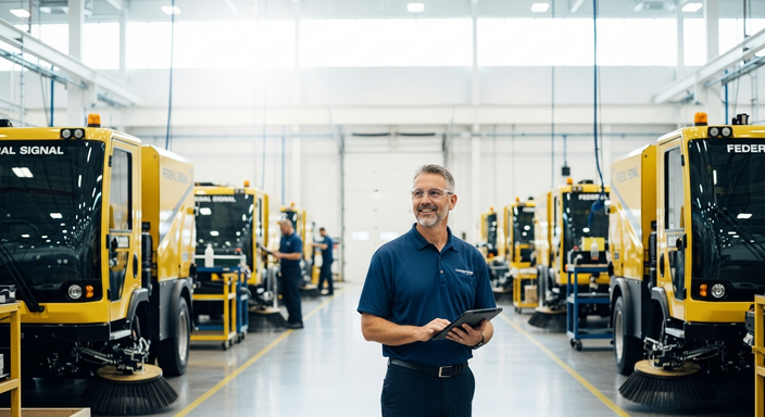 【即時新聞】財報優於預期且調升財測，Federal Signal股價單日強勢表態