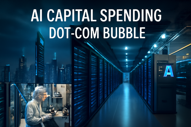 【美股動態】AI支出飆升或超越網路泡沫時期