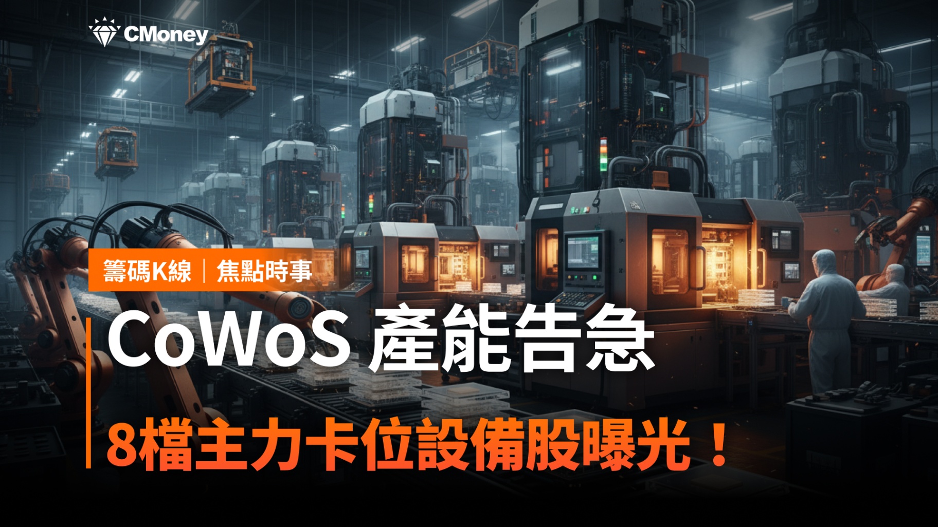 CoWoS產能告急,8檔主力卡位設備股曝光!