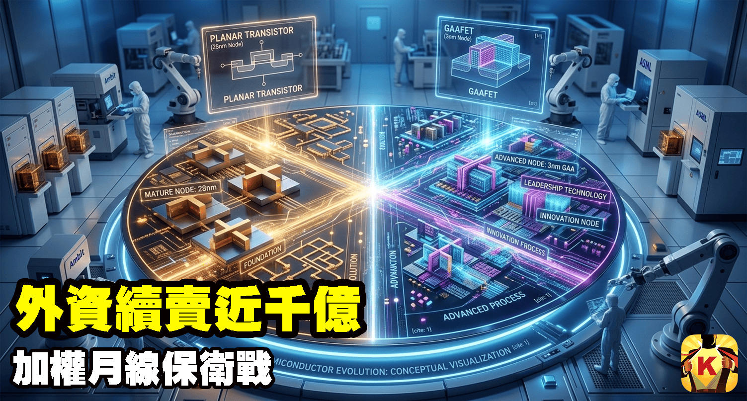 【台股盤後】外資續賣近千億，加權月線保衛戰