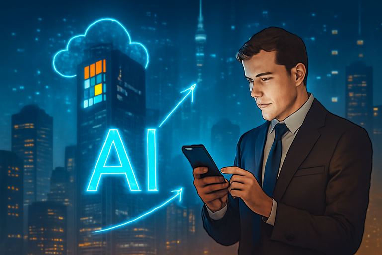 【美股動態】微軟逆勢收高，動盪中現金流護體