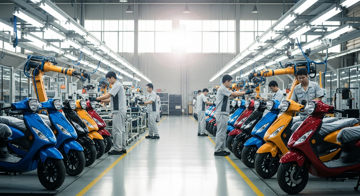 【即時新聞】三陽工業二月機車銷量奪冠,市占率42.8%穩居龍頭寶座