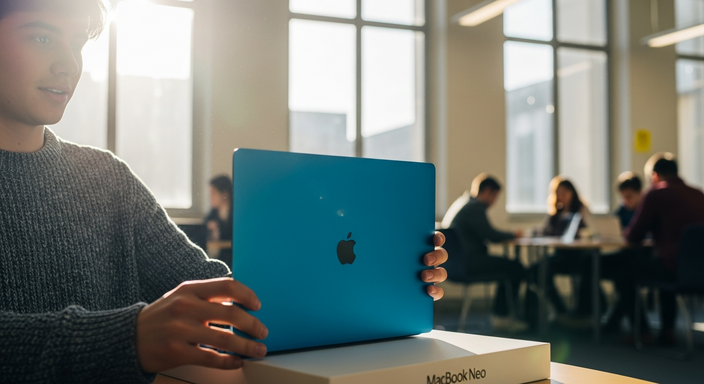 【即時新聞】Apple推出599美元MacBook Neo平價筆電強勢挑戰Chromebook市場地位