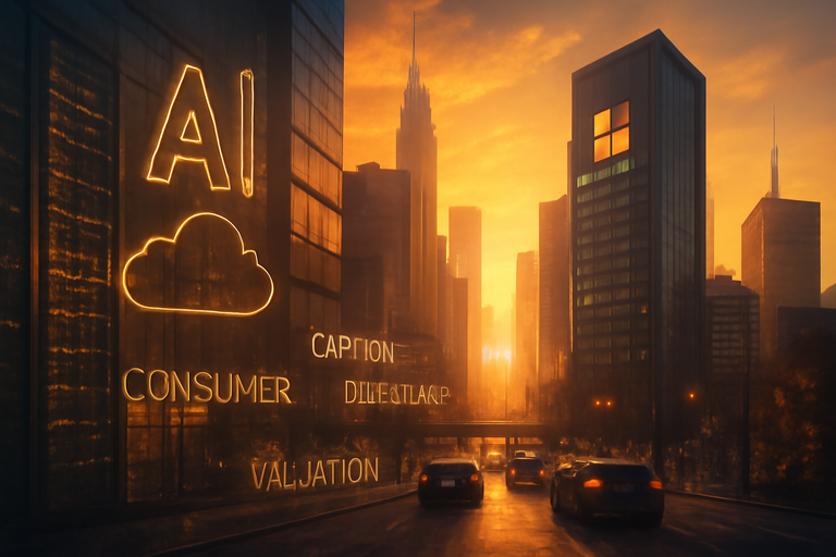 【美股動態】微軟拋售潮後估值壓縮,躍居AI避風港