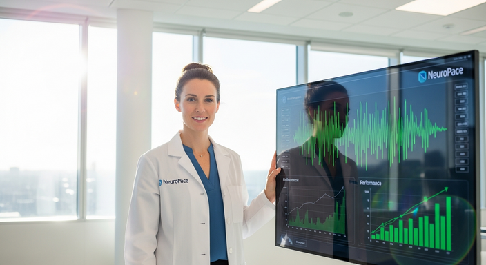 【即時新聞】NeuroPace(NPCE)第四季營收成長24％達2660萬美元，調整後EBITDA首度轉正，毛利率提升至77％以上