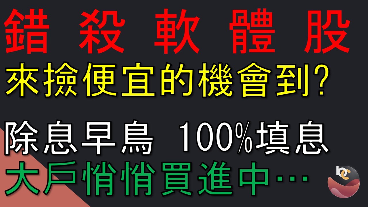 【搶先看】零壹 (3029) 除息早鳥 錯殺的軟體股機會來囉? //BC股倉
