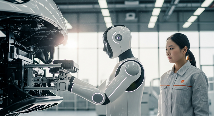 【即時新聞】小米電動車工廠引進人形機器人實習，盧偉冰曝兩大關鍵優勢助攻產能