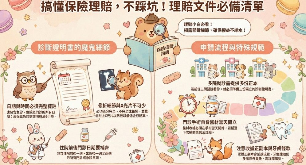 保險繳了幾十萬 理賠卻少領？申請前必看「5大重點」避免保費白繳！