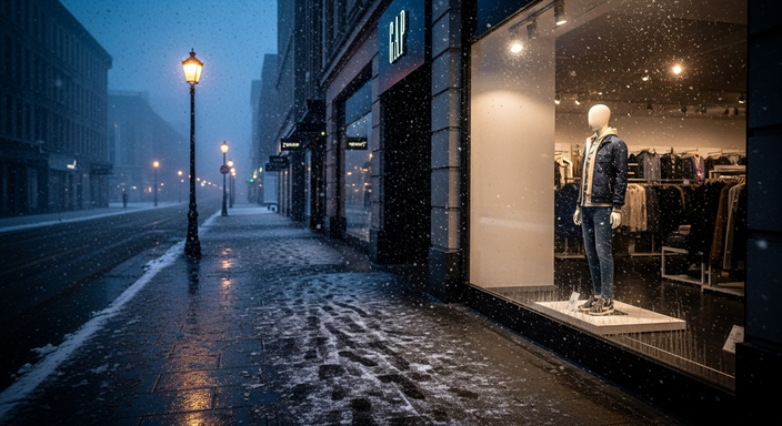 【即時新聞】暴風雪導致數百家門市關閉，Gap獲利遜預期盤後股價重摔9％