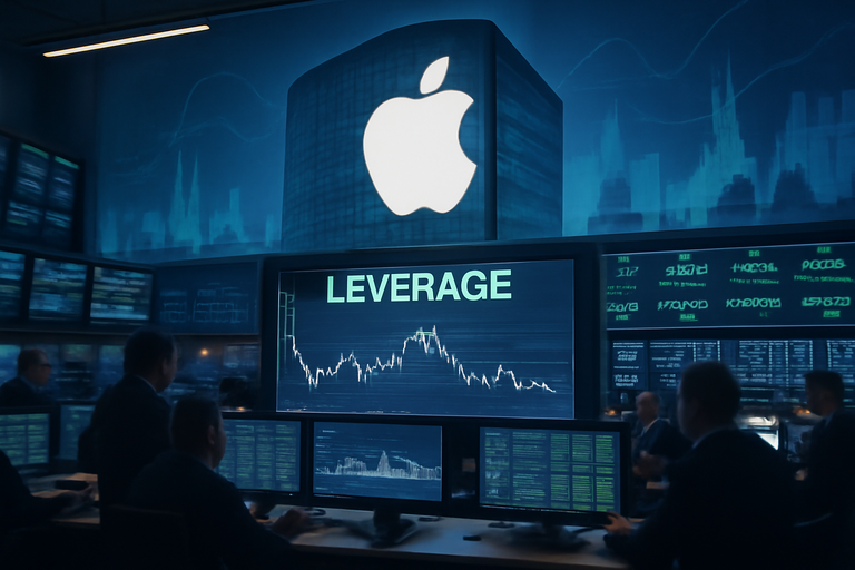 【美股動態】蘋果槓桿資金連鎖效應，波動升溫