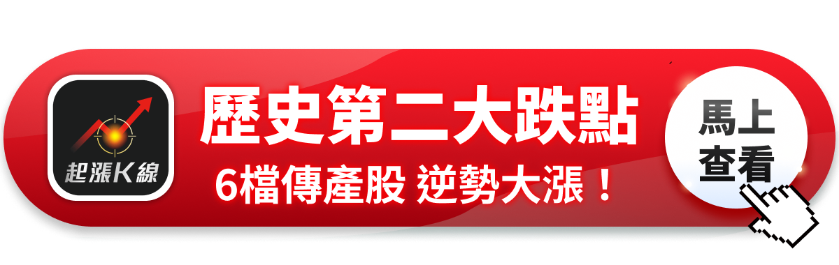 【最新消息】台股創第二大跌點，「6檔傳產股」卻逆勢大漲！