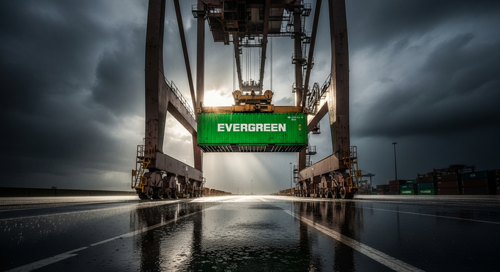 【即時新聞】台股重挫近2千點，長榮今日受惠SCFI上漲11.71％逆勢走升！