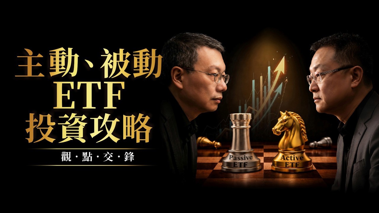 主動vs被動ETF觀點交鋒!兩派專家直球對決 5大關鍵一次看