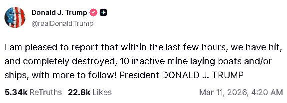 【匯金油整理】伊朗議長：「我們絕對不尋求停火！」