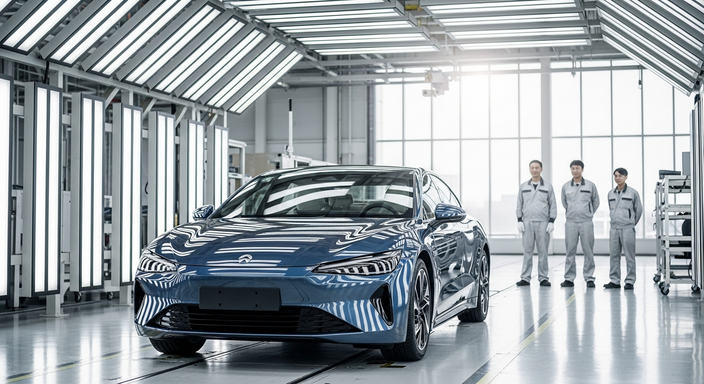 【即時新聞】蔚來汽車Q4財報報喜首度實現獲利，帶動股價狂飆逾15％