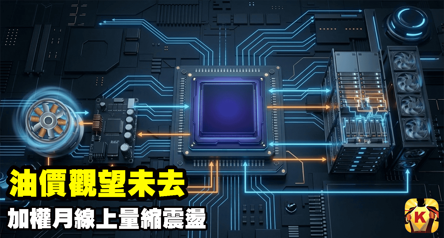 【台股盤後】油價觀望未去，加權月線上量縮震盪