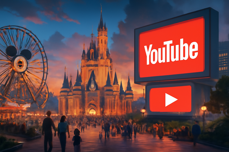 【美股動態】迪士尼王座旁落YouTube逼近媒體霸主