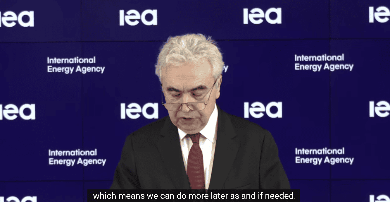 【匯金油整理】IEA：「庫存仍多，必要時可採更多措施！」