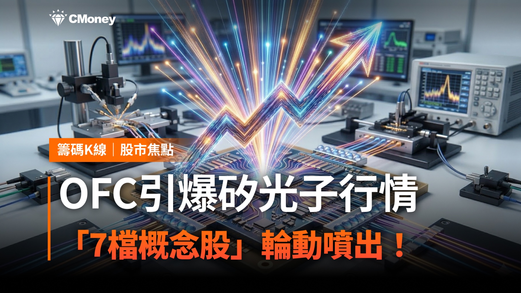 OFC引爆矽光子行情，「7檔概念股」輪動噴出！