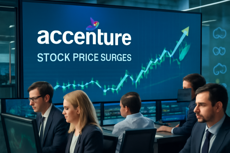 【美股動態】埃森哲股價反彈4.8％因財報超預期