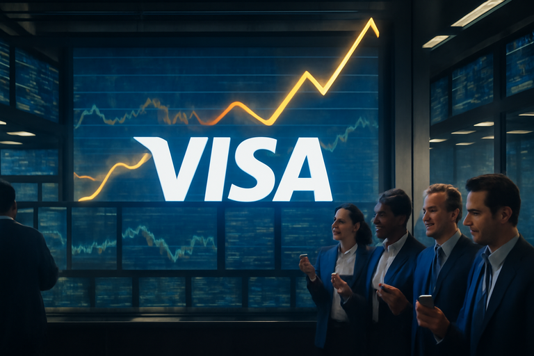 【美股動態】Visa通膨順風股利續強，長抱勝率高