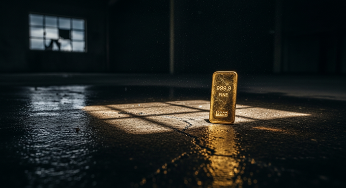 【即時新聞】通膨隱憂恐延後聯準會降息，黃金重挫逾7％創六年來最大單週跌幅