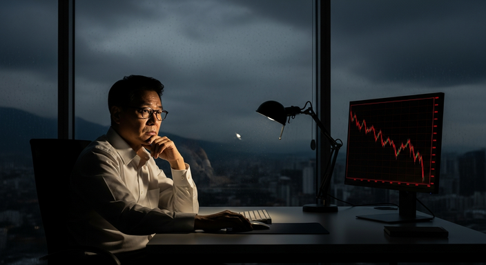 【即時新聞】台達電今日股價重挫65元收1410元，受中東衝突影響大盤50點