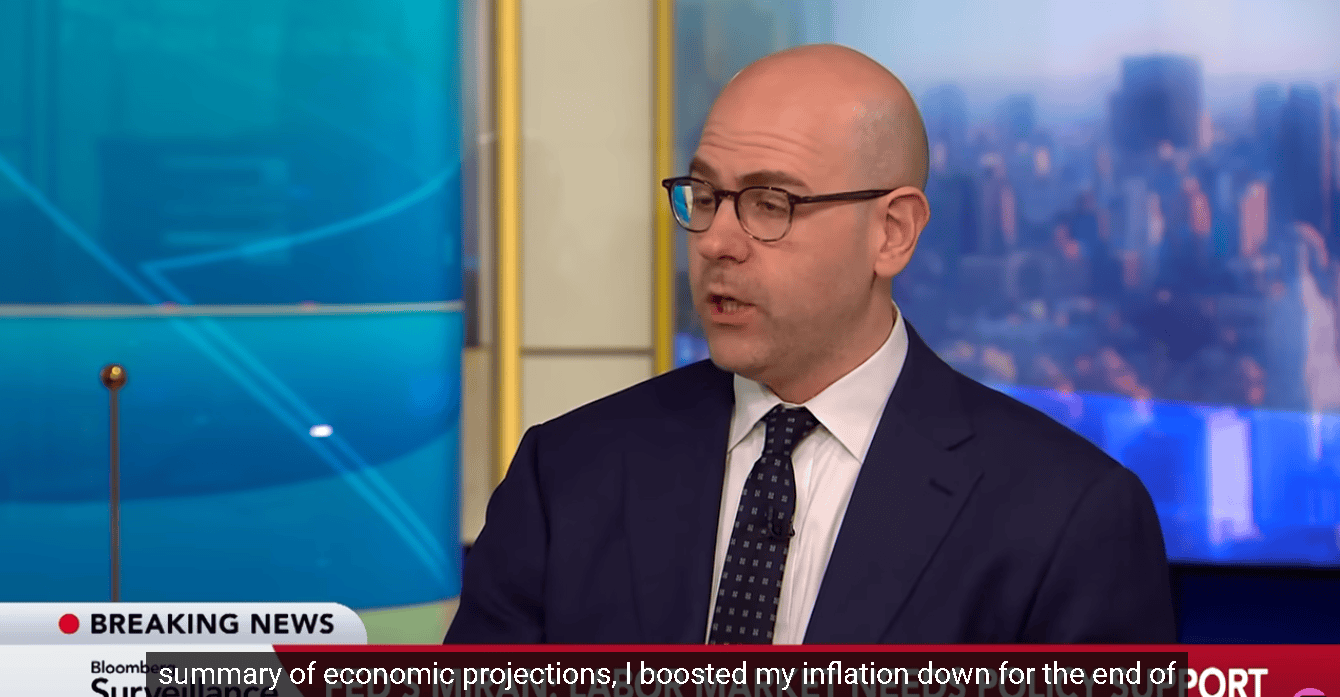 【匯金油整理】古爾斯比:如果通膨失控,就得升息!