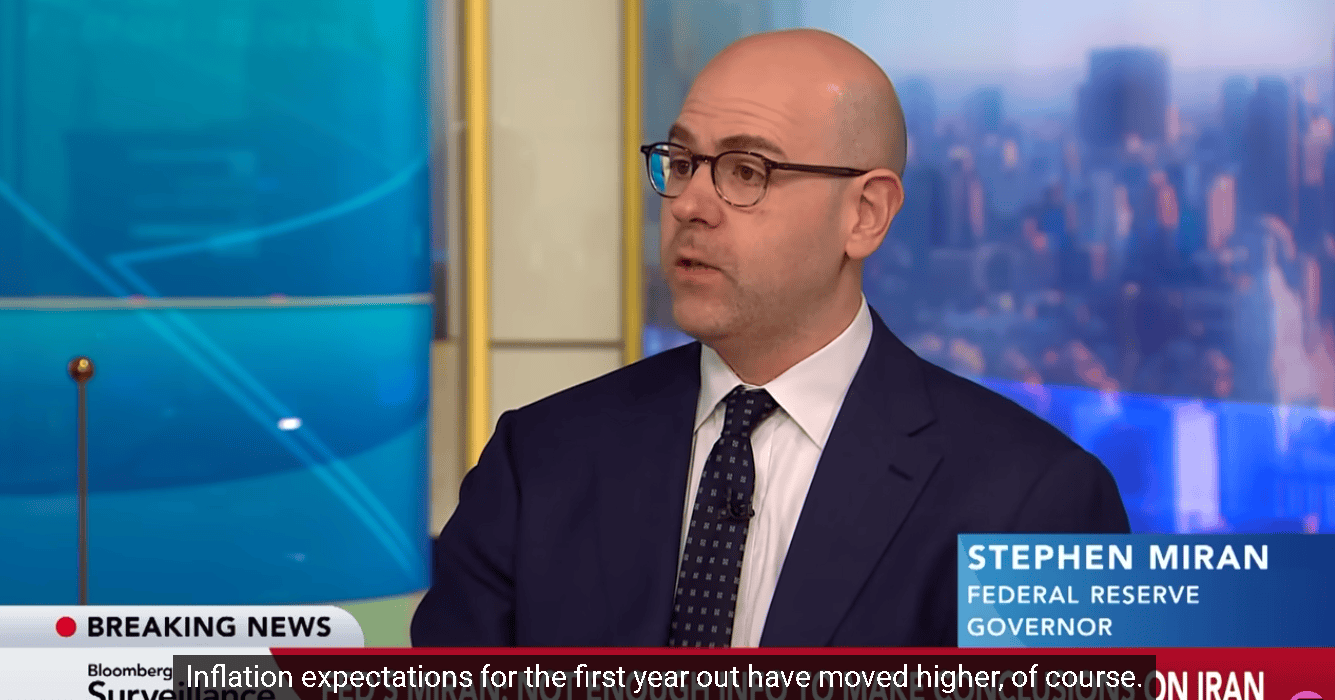 【匯金油整理】古爾斯比:如果通膨失控,就得升息!