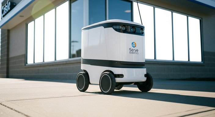 【即時新聞】Serve Robotics 攜手 White Castle 擴展外送版圖，AI 機器人助攻營收超越預期！