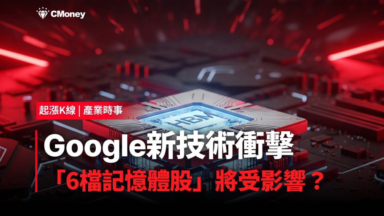 【最新消息】Google新技術衝擊,「6檔記憶體股」將受影響?