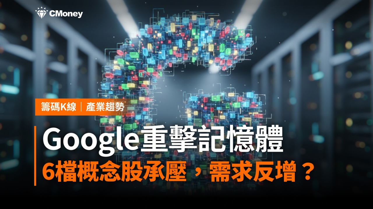 【搶先查看】Google出手重擊記憶體!6檔概念股承壓,需求不減反增?