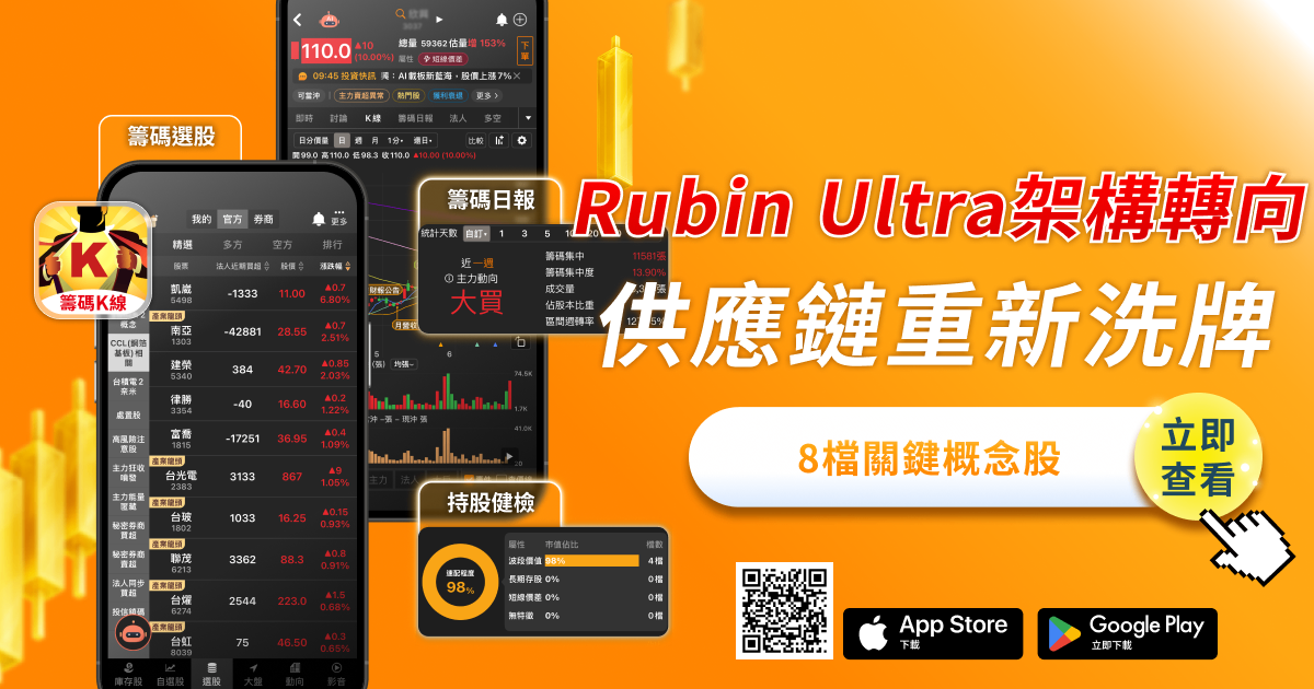 【焦點消息】輝達Rubin Ultra傳轉向？「8檔概念股」面臨重洗牌