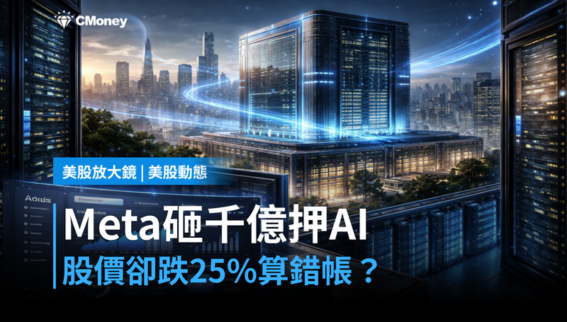 【美股動態】Meta砸下千億美元押注AI，股價卻跌25％——市場在算什麼帳？
