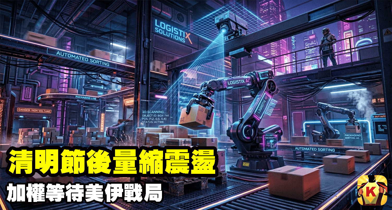 【台股盤後】清明節後量縮震盪，加權等待美伊戰局