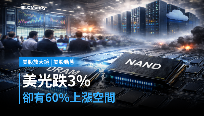 【美股動態】跌3％還被喊60％上漲空間？美光讓市場重新算一次記憶體的帳