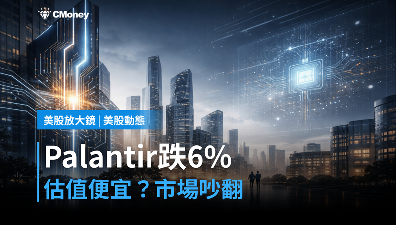 【美股動態】跌了6%還說便宜?Palantir的估值邏輯,市場吵翻了