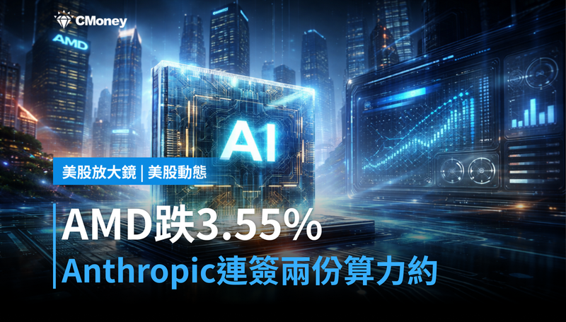 【美股動態】AMD跌3.55%那天，Anthropic算力合約簽了兩份