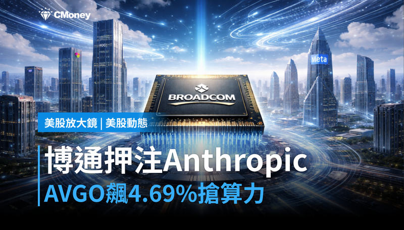 【美股動態】博通押注Anthropic算力版圖,AVGO單日漲4.69%市場在搶什麼?