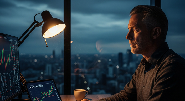 【即時新聞】中東局勢升溫與通膨隱憂發酵!黃金期貨(GC=F)開低走高,避險資金卡位