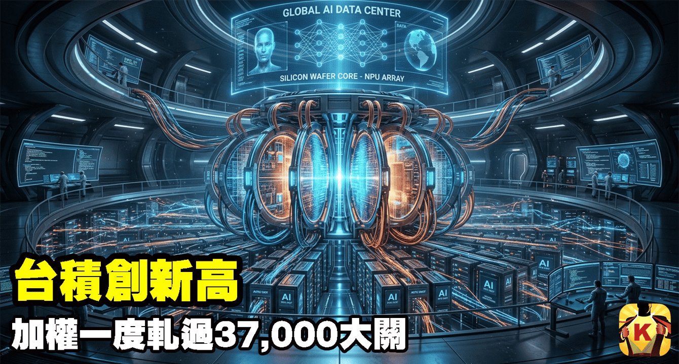 【台股盤後】台積創新高,加權一度軋過37,000大關